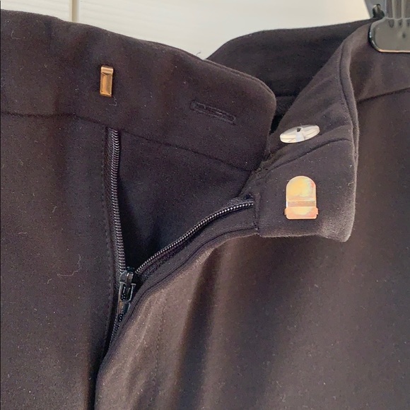 Charter Club Classic Fit Stretch Pants in Black - Picture 3 of 5